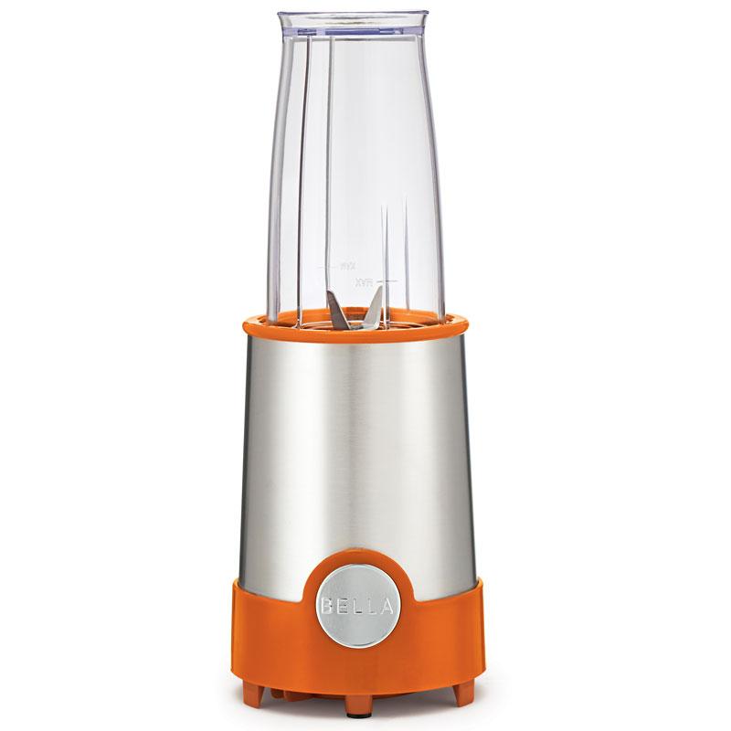 BELLA Personal Size Blender, 12 piece set, color orange and