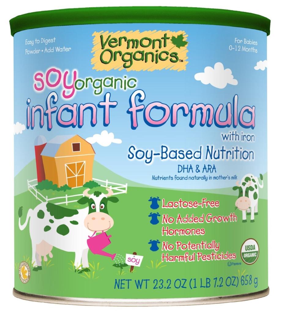 Vermont Organics SoyBased Organic Infant Formula with Iron