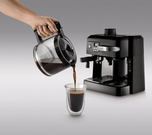 DeLonghi BCO320T Combination Espresso and Drip Coffee Black Combination Coffee