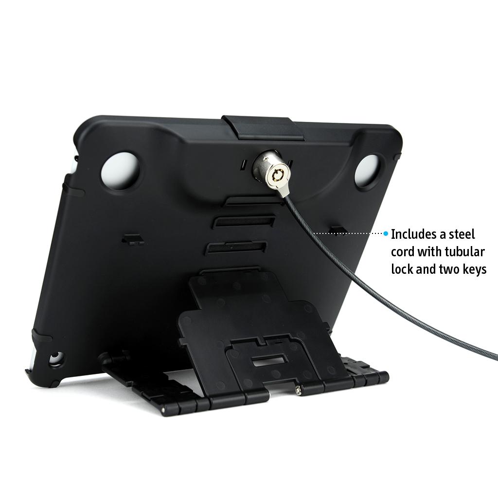 Ipevo iPad Security Case with Lock and Stand for iPad Air 1