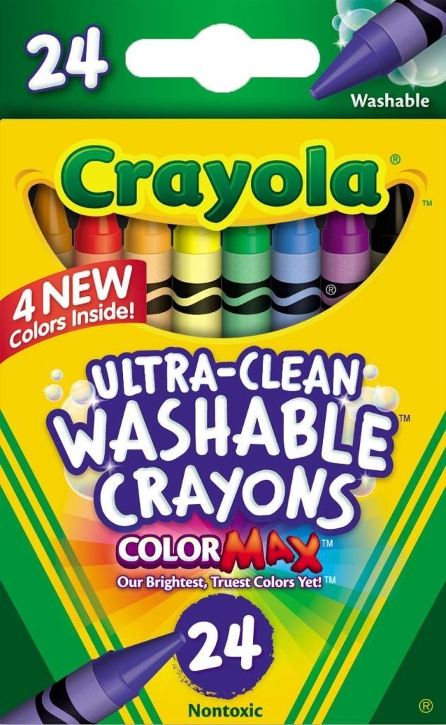 Crayola 24 Ct Washable Crayons Toys & Games