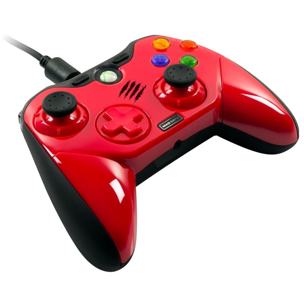Mad Catz Pro Controller for Xbox 360 Red Video Games
