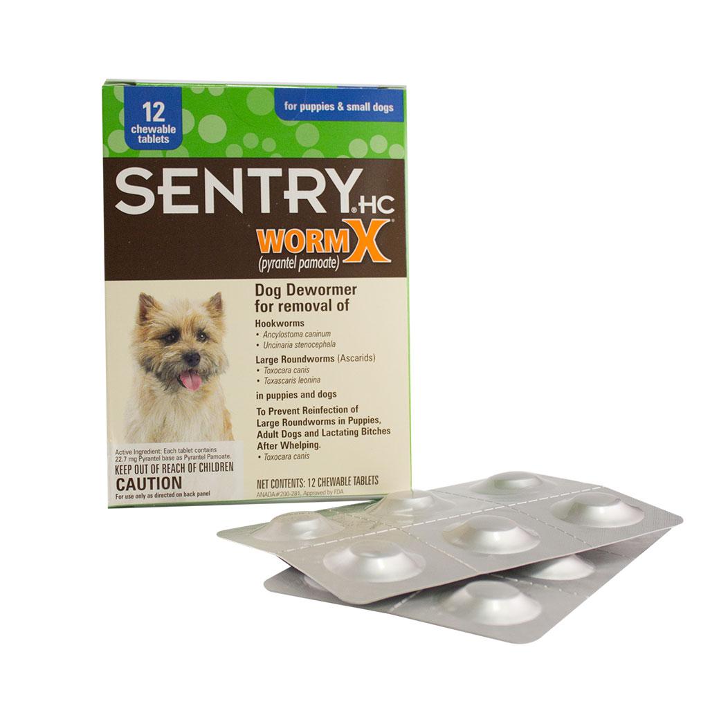 B Sentry HC WormX Dog Dewormer, Small Dogs, 12ct Pet Wormers Pet Supplies