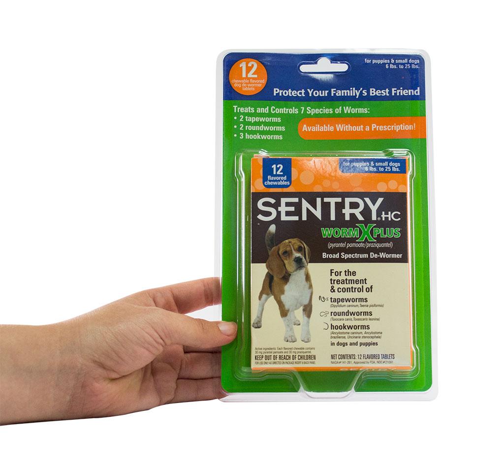 SENTRY HC 7 Way DeWormer for Small Dogs, 12 count