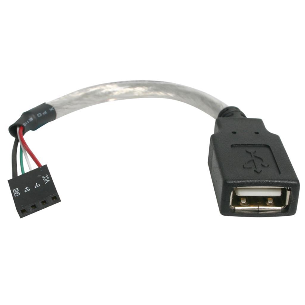 StarTech USB A to USB Motherboard 4Pin Header F/F 2.0