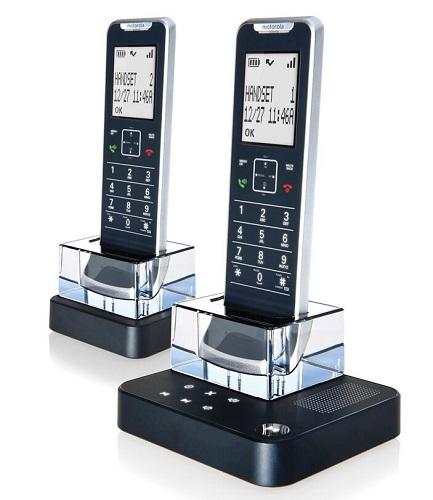 Motorola IT6-2 DECT 6.0 Digital Cordless Home Phone with Answering Machine 