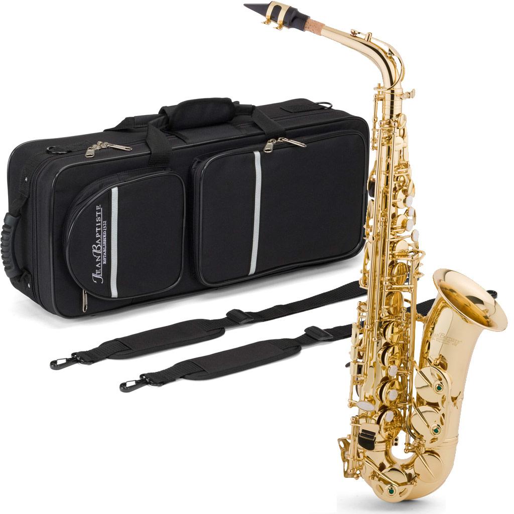 Jean Baptiste 290AL Eb Alto Student Saxophone, Yellow Brass