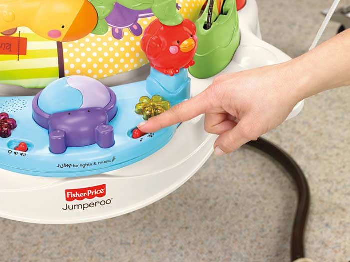 FisherPrice Luv U Zoo Jumperoo Stationary Stand Up Baby