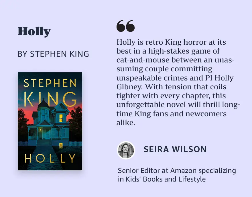Holly by Stephen King