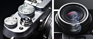 The design of the FUJIFILM X100S prioritizes photographing