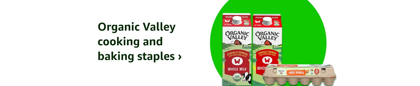 Organic Valley cooking and baking staples