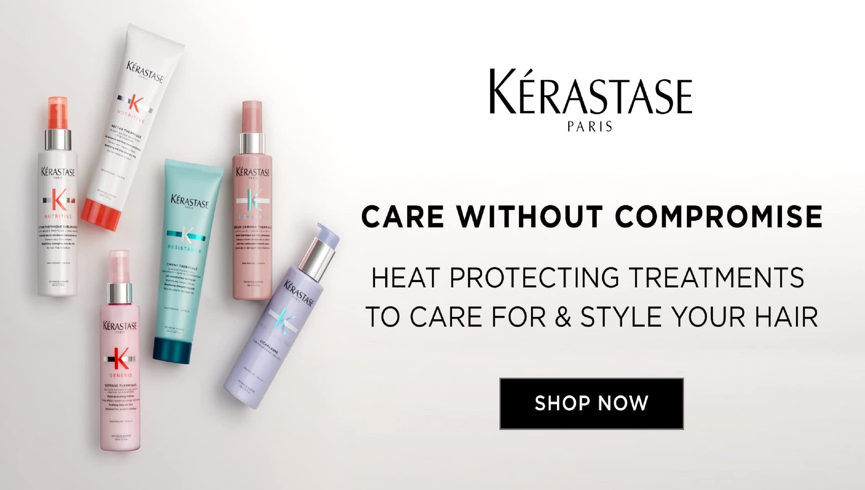 Heat protecting treatments to care for & style your hair
