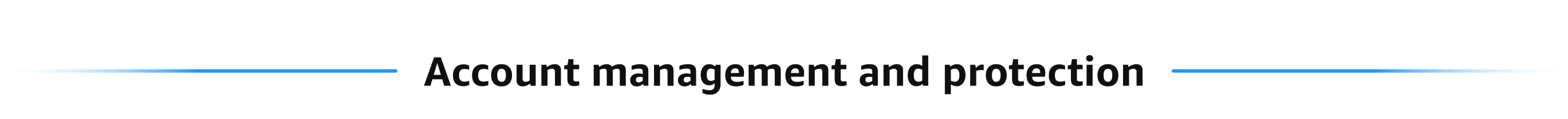 Account management and protection