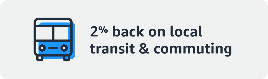 2% back on local transit and commuting