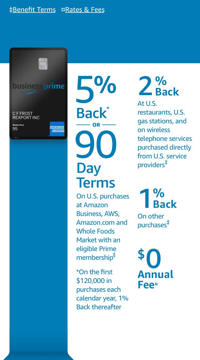 Is there an annual fee for the Amazon business card? Leia aqui Does