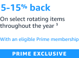 5-15% back in additional rewards on select promotional items