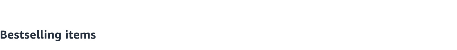 Bestselling Items