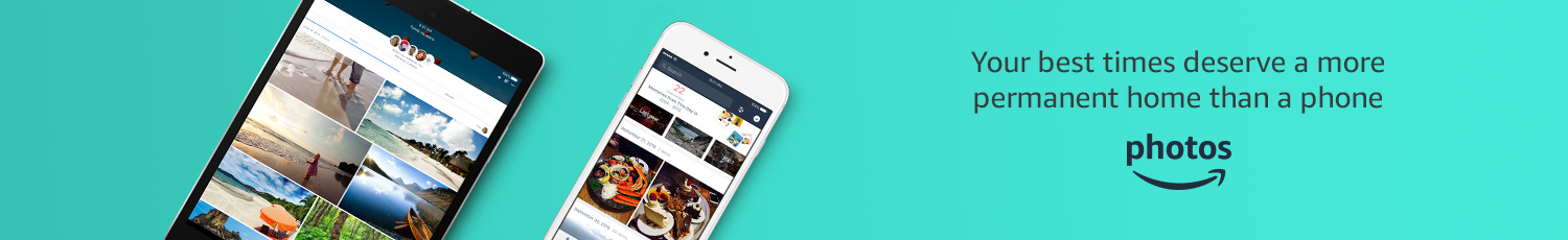 Enjoy, organize, and share with Amazon Photos apps