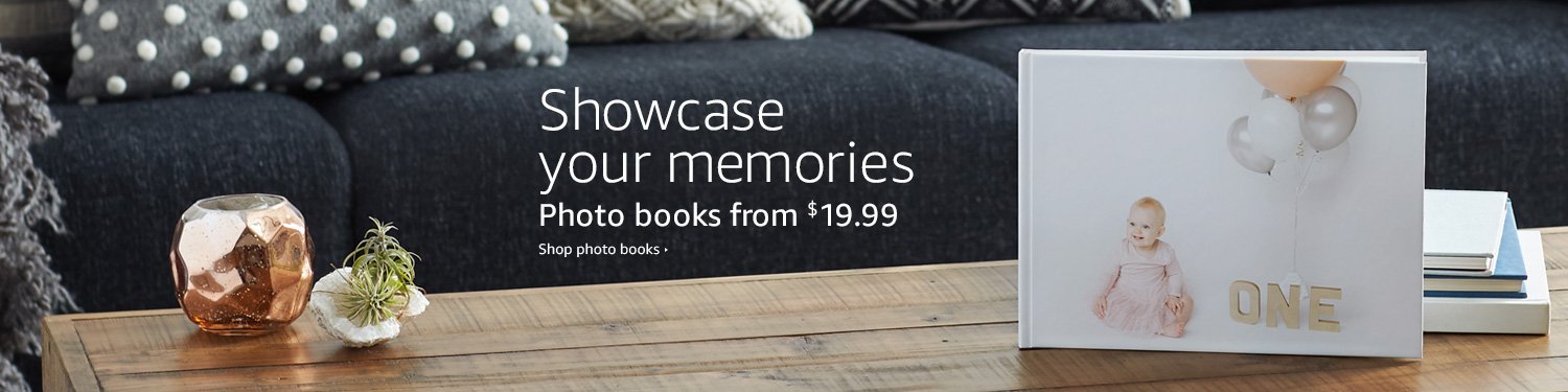 Showcase your memories. Photo books from $19.99