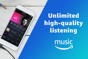 Unlimited high quality listening. Amazon Music Unlimited.