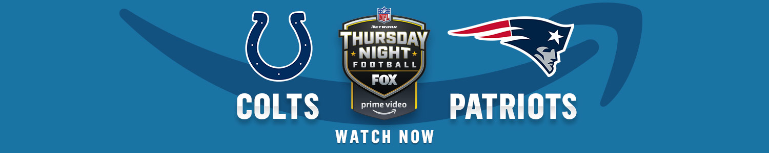 Watch week 5 of Thursday Night Football on Prime Video, where the Indianapolis Colts play the New England Patriots, live now included with Prime