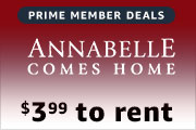 $3.99 to rent Annabelle Comes Home on Prime Video