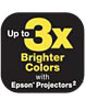 Up to 3x Brighter Colors with Epson
