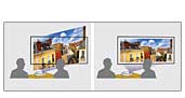 Easy-slide horizontal image correction