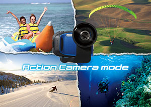 New action camera mode width=