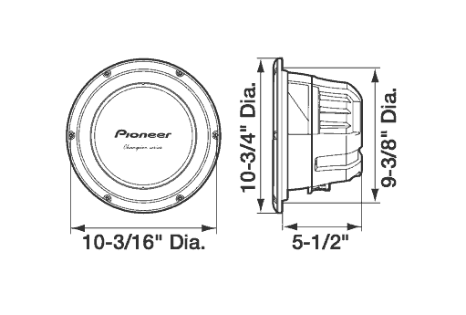Amazon.com: Alphasonik HSW210 Hyper 200 Series 10” 900 Watts Max / 300