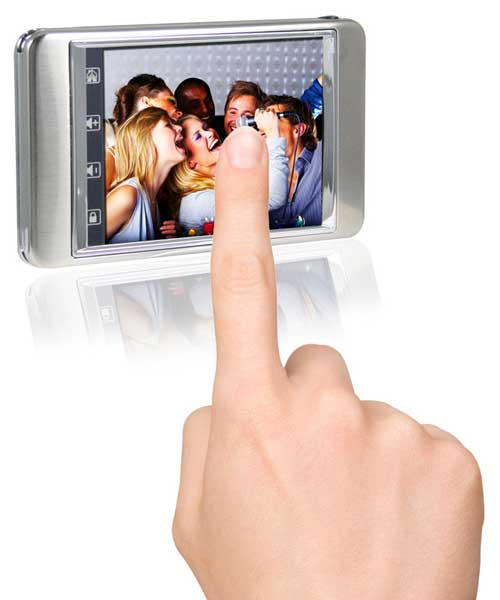 Hip Street 8 GB Mp3 Video Player with 2.8Inch Touchscreen