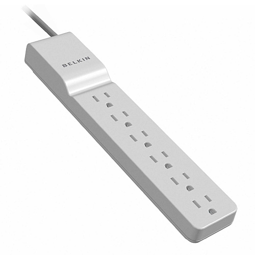 Belkin 6Outlet Home/Office Power Strip Surge Protector (4 Feet) Home Audio & Theater