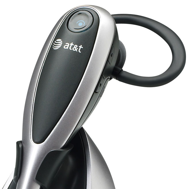 AT&T TL7610 DECT 6.0 Cordless Headset, Silver/Black, 1 Cordless Headset