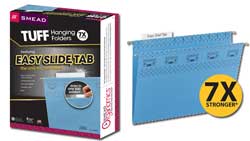 TUFF Hanging Folder with Easy Slide Tab 64041
