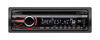 Sony CDX-GT440U In-Dash CD Receiver MP3/WMA/AAC Player (Discontinued by Manufacturer) , Black