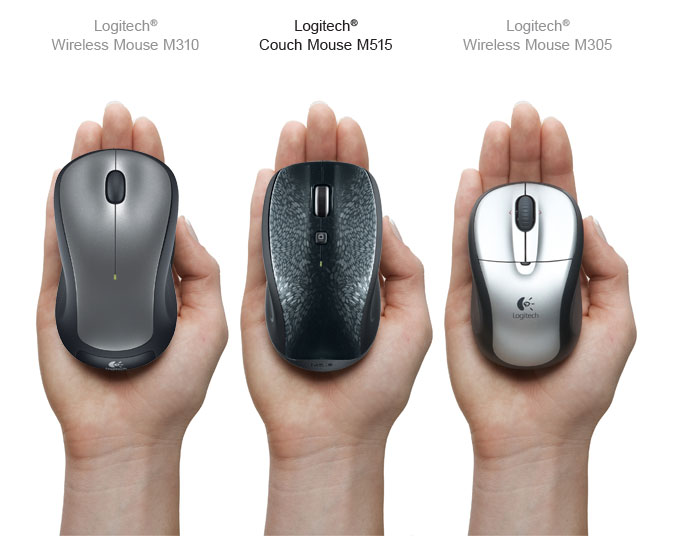 Logitech Couch Mouse M515 for PC or Mac Silver Dust Electronics