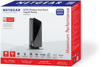 Netgear N750 Wireless Dual Band Gigabit Router