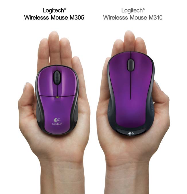 Logitech Wireless Mouse M305 (Vivid Violet) Electronics