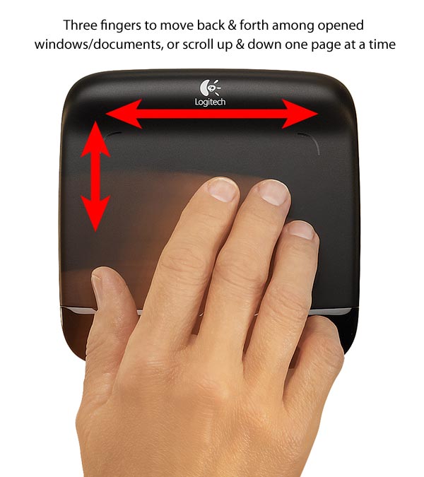 Logitech Wireless Touchpad with MultiTouch Navigation
