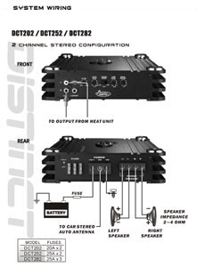 Amazon.com: Lanzar DCT252 3000 Watt 2 Channel Full FET Class AB