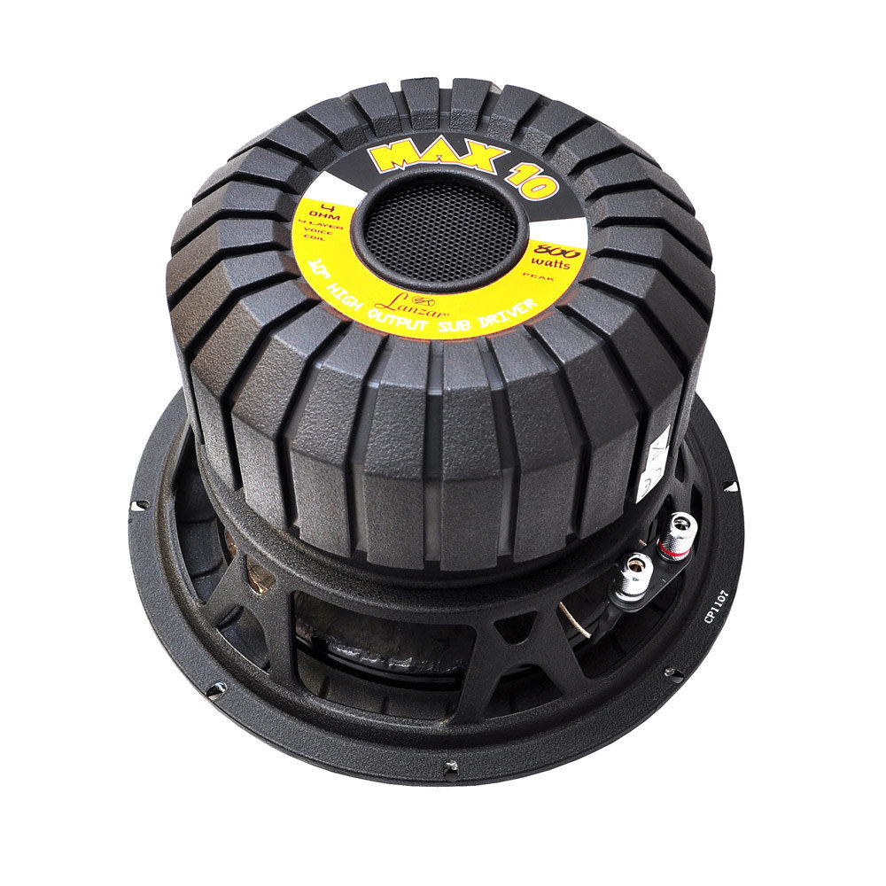 Lanzar MAX10D Max 10Inch 800 Watt Small Enclosure Dual 4