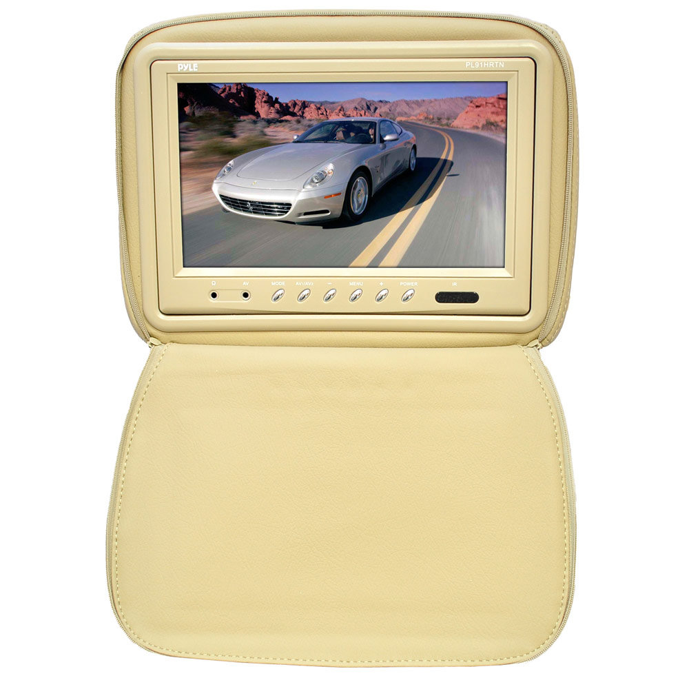 Pyle PL91HRTN Adjustable Headrests w/ BuiltIn 9'' TFT/LCD