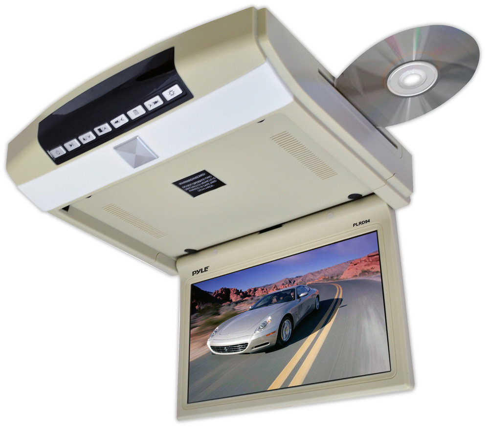 Pyle PLRD104 10.4Inch Flip Roof Mount Monitor and DVD