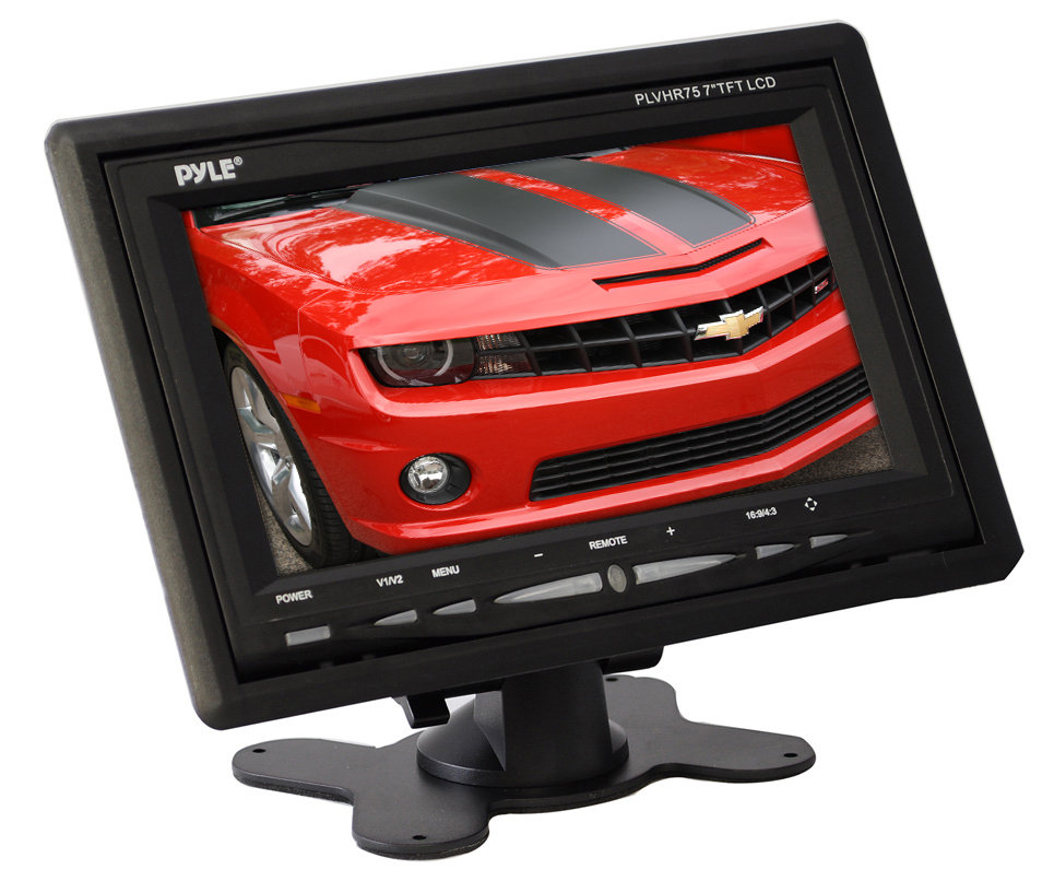 Amazon.com: Pyle PLVHR75 7-Inch TFT Widescreen Headrest ... dvd player hook up diagram 