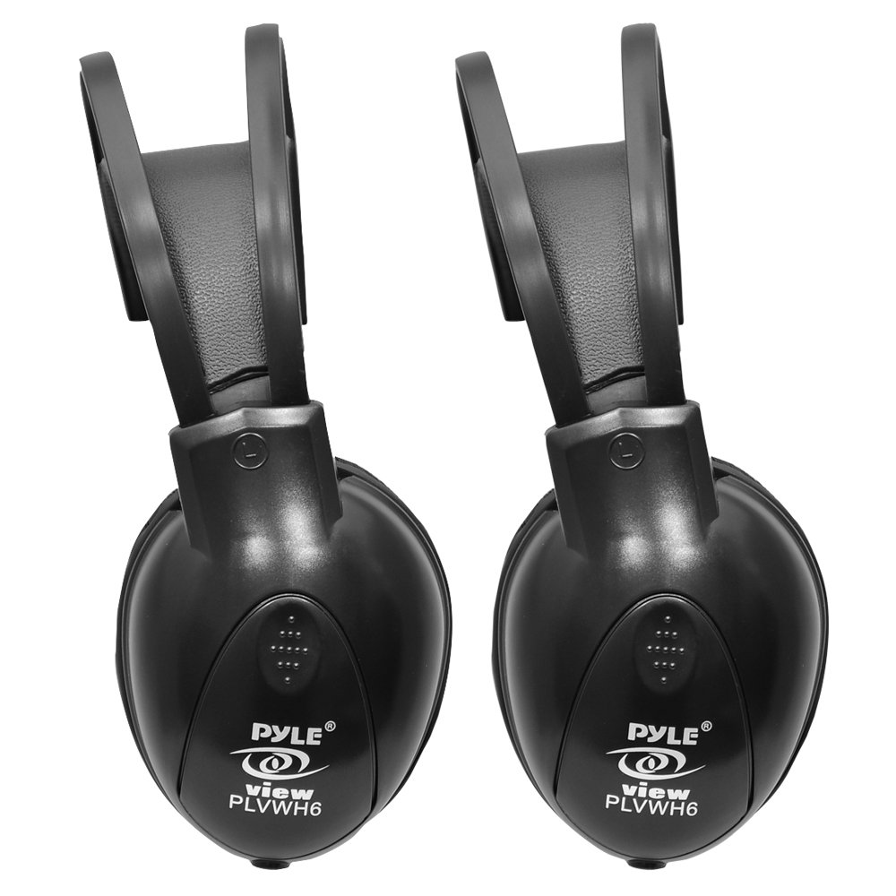 PYLE PLVWH6 Dual Wireless IR Mobile Video Stereo Headphones
