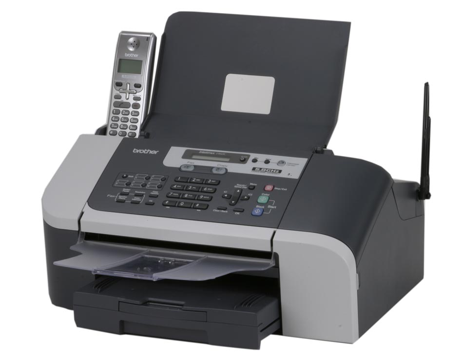 Amazon.com : Brother IntelliFax-1960c Color Inkjet Fax with 5.8 GHz ...