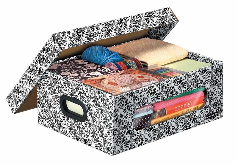 Bankers Box 4663501 Stackable Storage Box, Small, 4Pack Amazon.ca