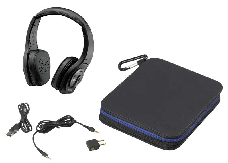 Denon AH-NCW500BK Globe Cruiser On-Ear Wireless Bluetooth