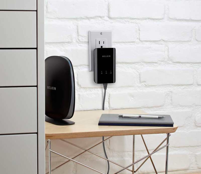 Belkin Powerline AV500 Network Adapter Kit (2 adapters