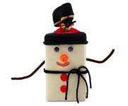 Tea Box Snowman